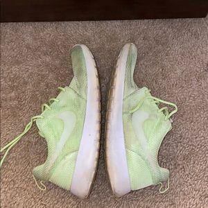 Neon Green Nike Roshe